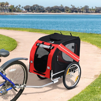Bike Trailer Cargo Cart for Dogs and Pets