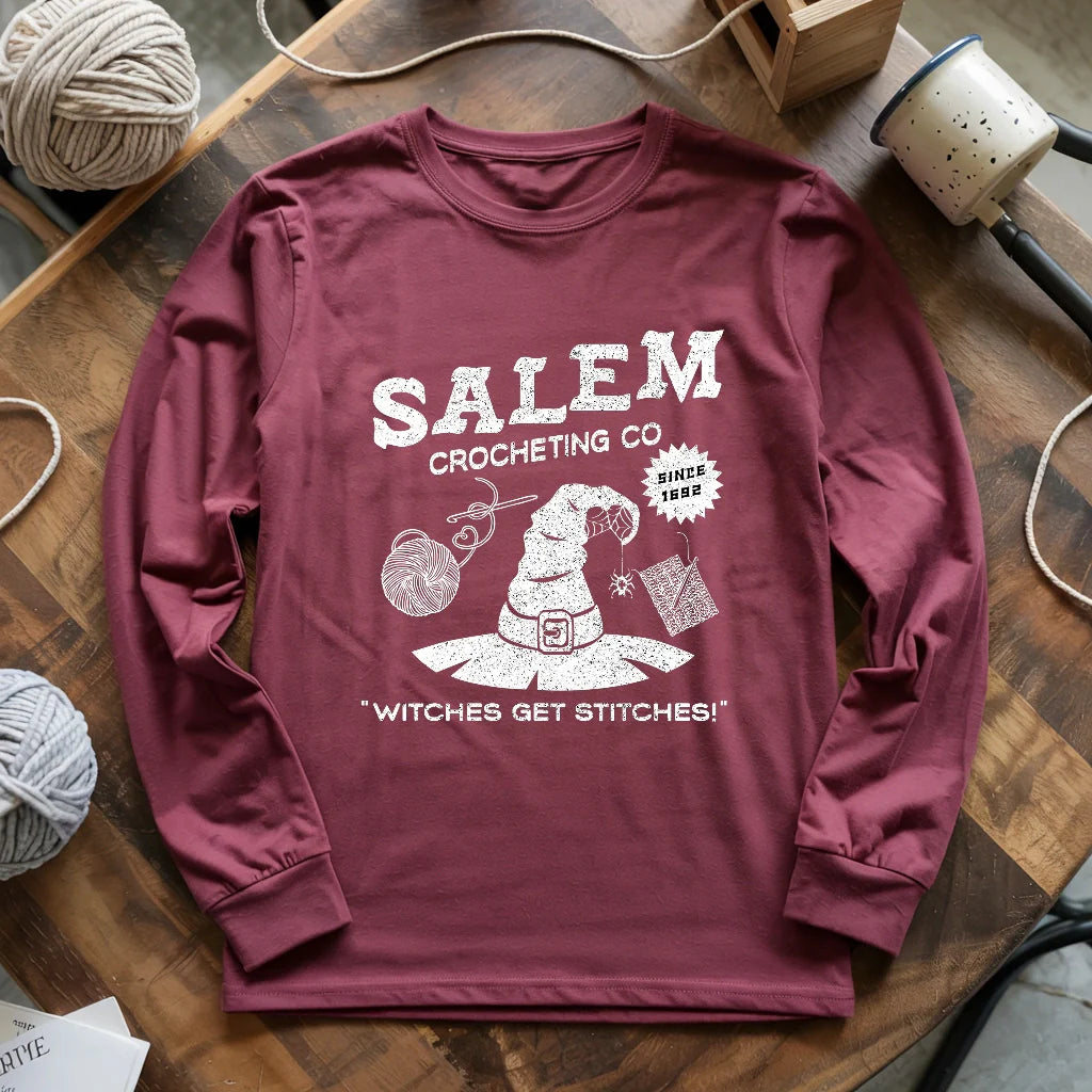 Salem Crocheting Long Sleeve T-shirt