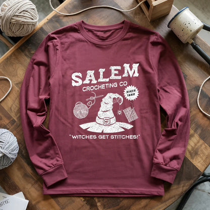 Salem Crocheting Long Sleeve T-shirt