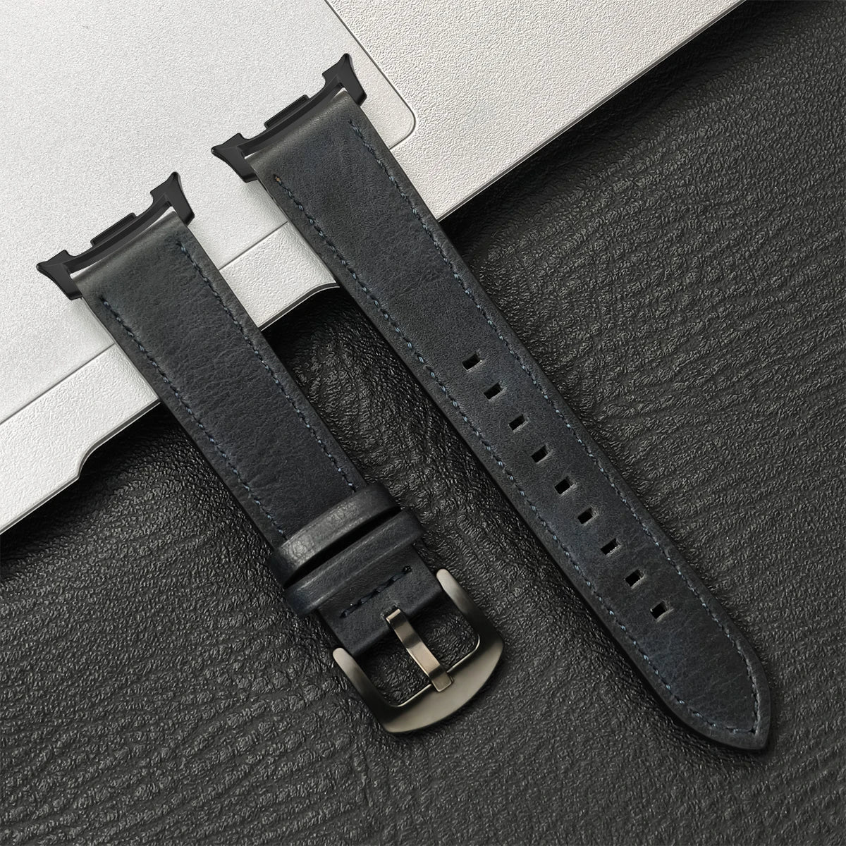 Samsung Galaxy Watch8, 8 Classic & 9 Vintage Leather Band, Pin Buckle
