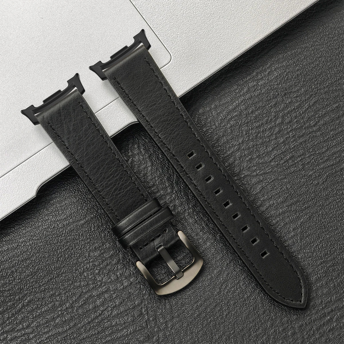 Samsung Galaxy Watch8, 8 Classic & 9 Vintage Leather Band, Pin Buckle