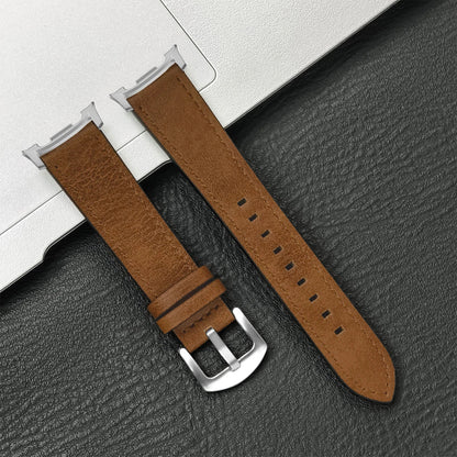 Samsung Galaxy Watch8, 8 Classic & 9 Vintage Leather Band, Pin Buckle