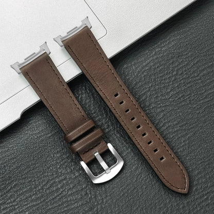 Samsung Galaxy Watch8, 8 Classic & 9 Vintage Leather Band, Pin Buckle