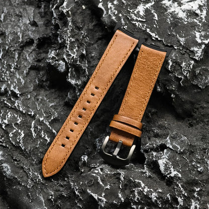 Samsung Galaxy Watch8, 8 Classic & 9 Vintage Leather Band, Pin Buckle