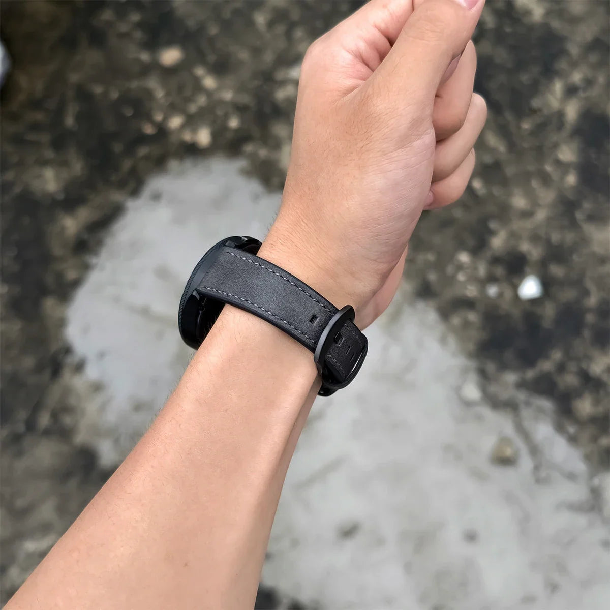 Samsung Galaxy Watch8, 8 Classic & 9 Vintage Leather Band, Pin Buckle
