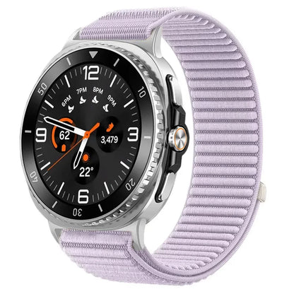 Samsung Galaxy Watch8, 8 Classic & 9 Ribbed Nylon Sport Loop Band