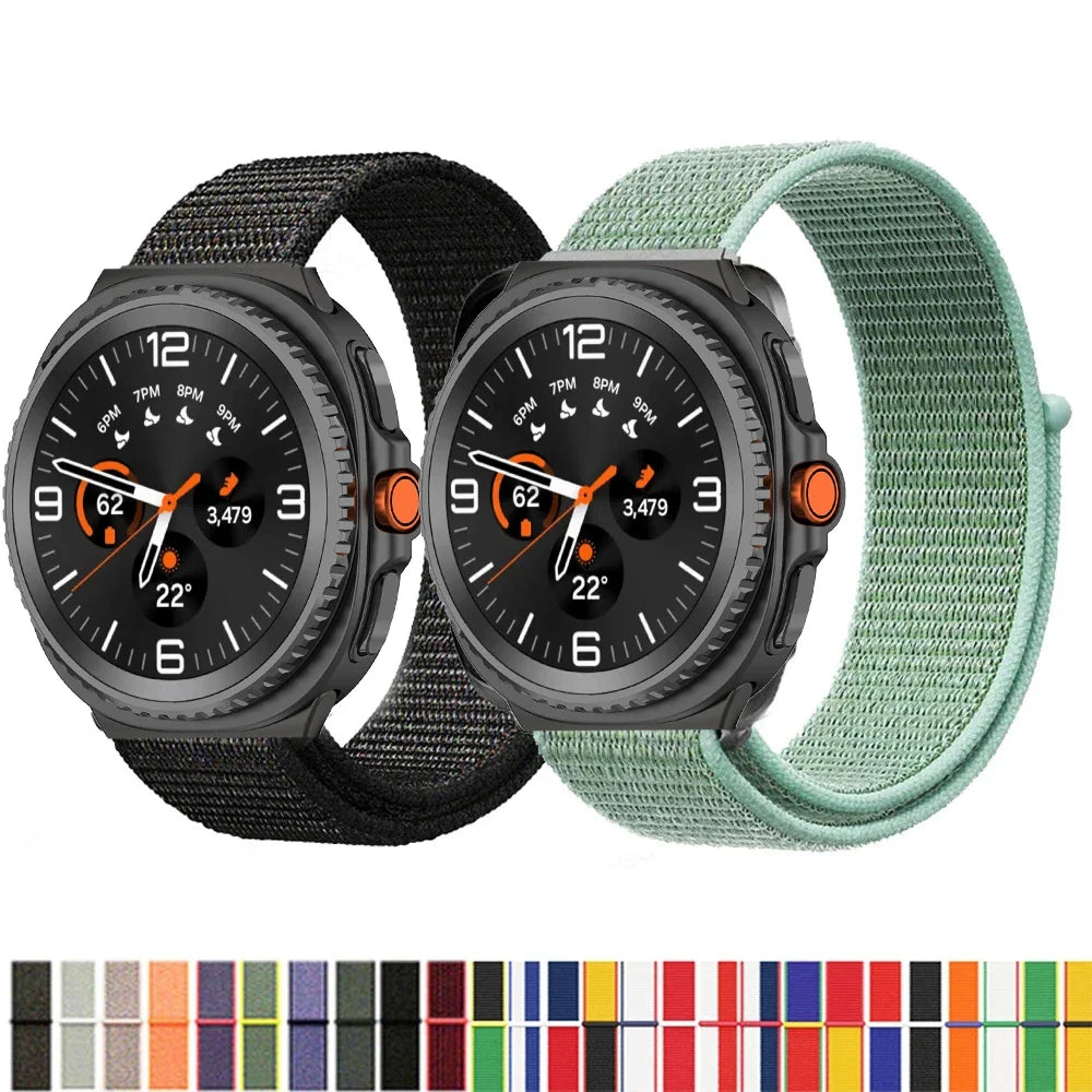 Samsung Galaxy Watch8, 8 Classic & 9 Nylon Sport Loop Band
