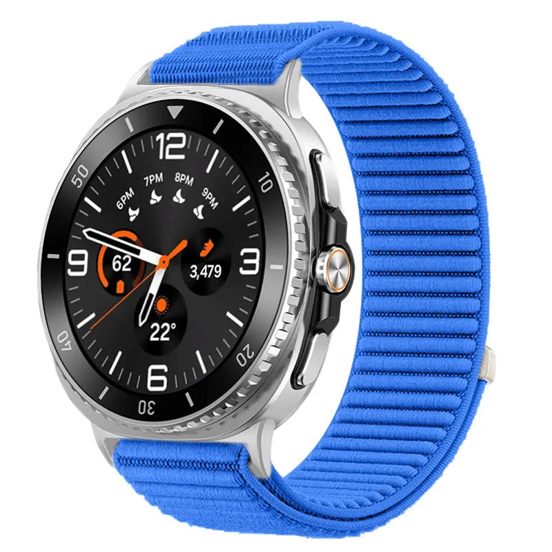 Samsung Galaxy Watch8, 8 Classic & 9 Ribbed Nylon Sport Loop Band