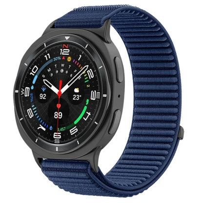 Samsung Galaxy Watch8, 8 Classic & 9 Ribbed Nylon Sport Loop Band