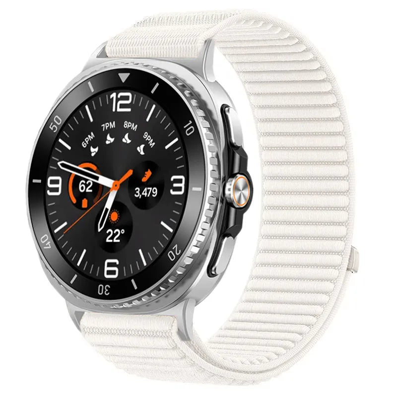 Samsung Galaxy Watch8, 8 Classic & 9 Ribbed Nylon Sport Loop Band