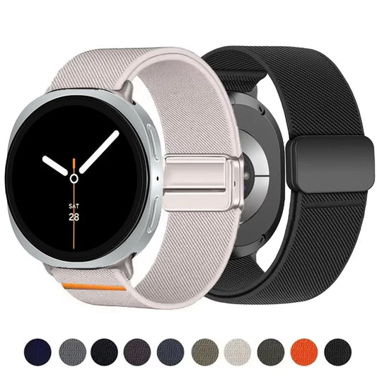 Samsung Galaxy Watch8, 8 Classic & 9 Nylon Band, Magnetic Clasp