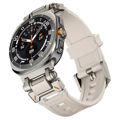 Samsung Galaxy Watch8, 8 Classic & 9 Rubber Band with Metal Hardware