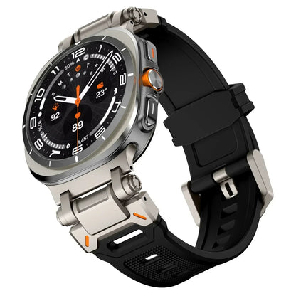 Samsung Galaxy Watch8, 8 Classic & 9 Rubber Band with Metal Hardware
