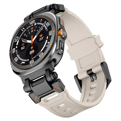 Samsung Galaxy Watch8, 8 Classic & 9 Rubber Band with Metal Hardware