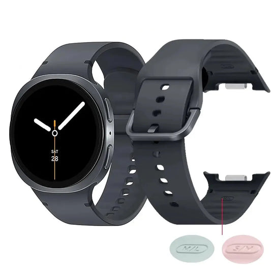 Samsung Galaxy Watch8, 8 Classic & 9 Silicone Sport Band, S/M or M/L