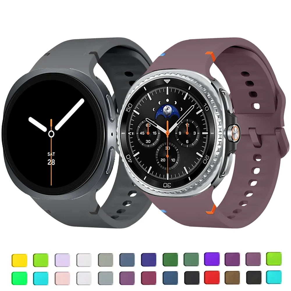 Samsung Galaxy Watch8, 8 Classic & 9 Smooth Silicone Everyday Band