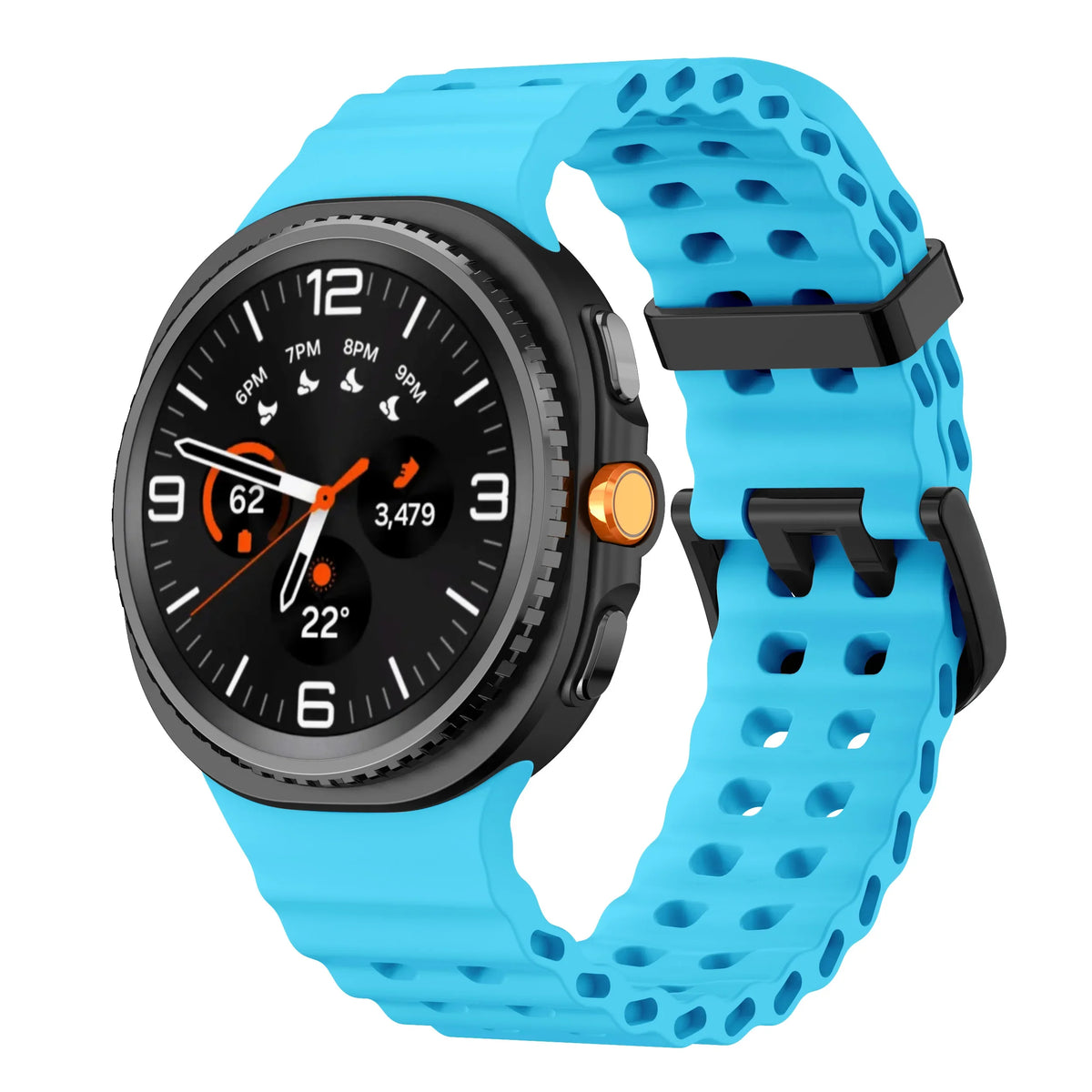 Samsung Galaxy Watch8, 8 Classic & 9 Twin-Hole Silicone Sport Band