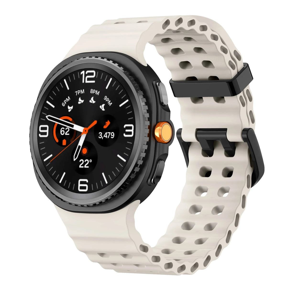 Samsung Galaxy Watch8, 8 Classic & 9 Twin-Hole Silicone Sport Band