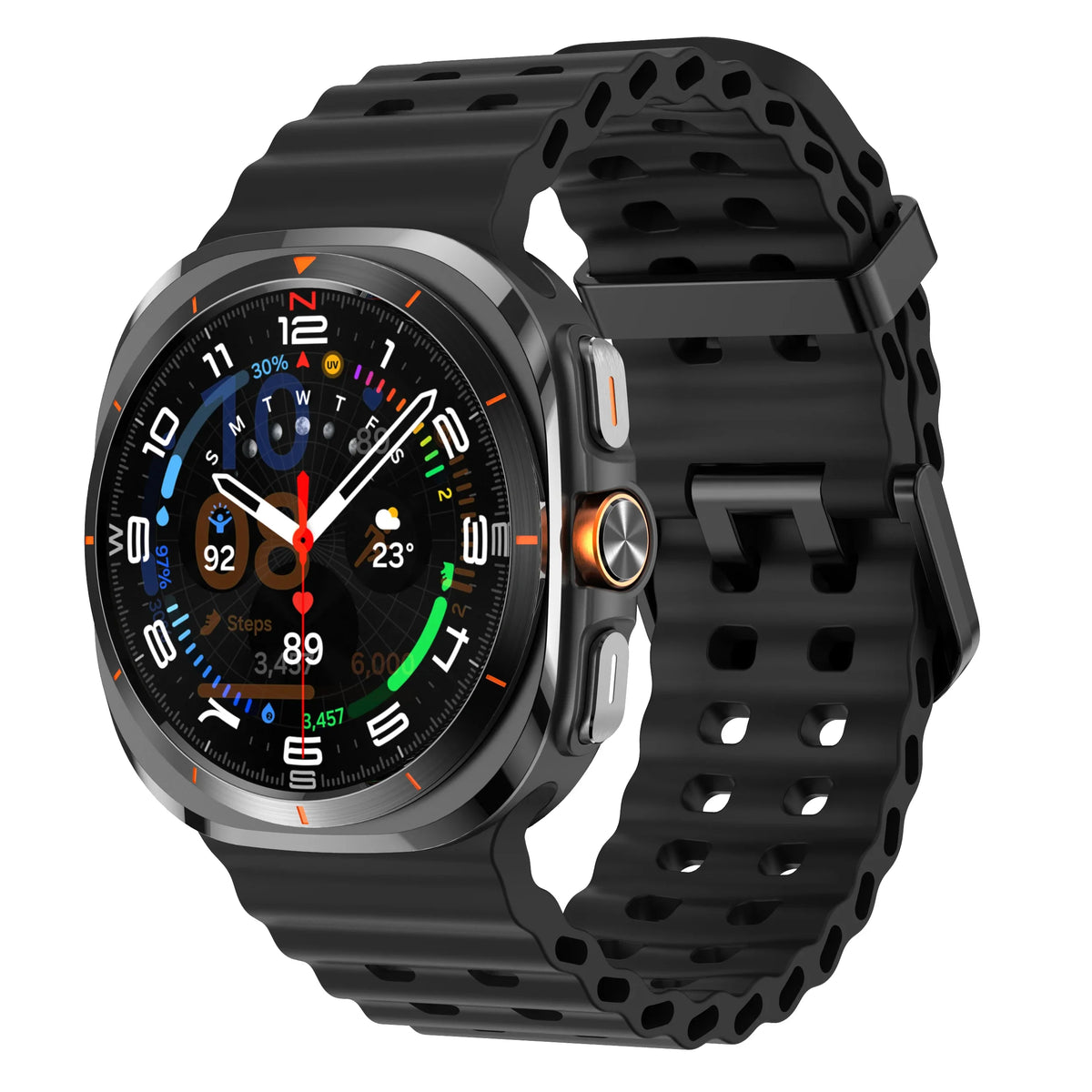 Samsung Galaxy Watch8, 8 Classic & 9 Twin-Hole Silicone Sport Band