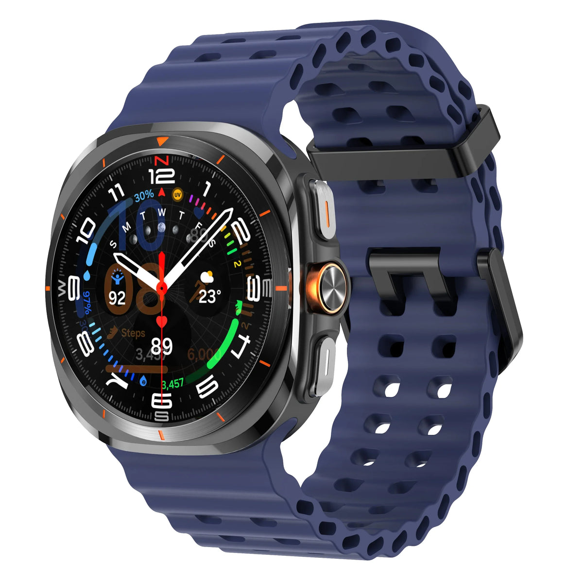 Samsung Galaxy Watch8, 8 Classic & 9 Twin-Hole Silicone Sport Band