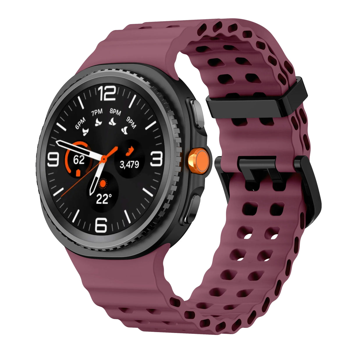 Samsung Galaxy Watch8, 8 Classic & 9 Twin-Hole Silicone Sport Band
