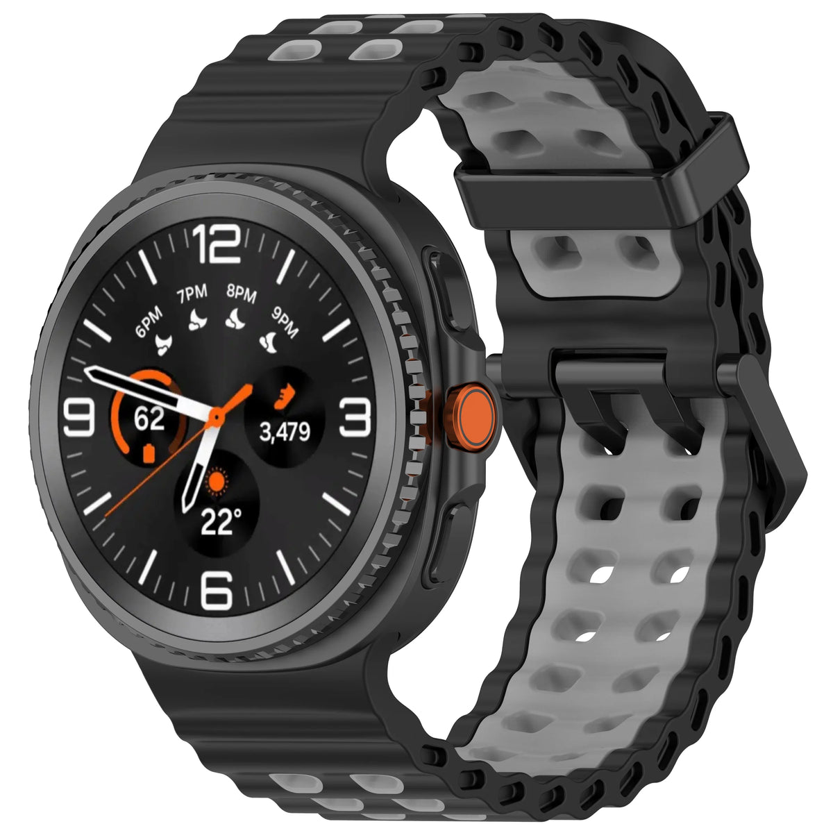 Samsung Galaxy Watch8, 8 Classic & 9 Two-Tone Vented Silicone Band