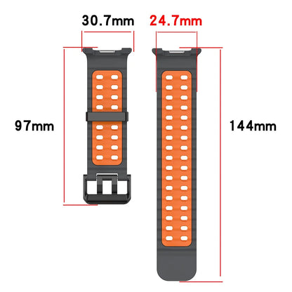 Samsung Galaxy Watch8, 8 Classic & 9 Two-Tone Vented Silicone Band