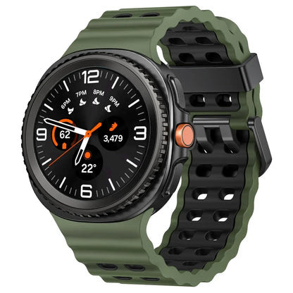Samsung Galaxy Watch8, 8 Classic & 9 Two-Tone Vented Silicone Band