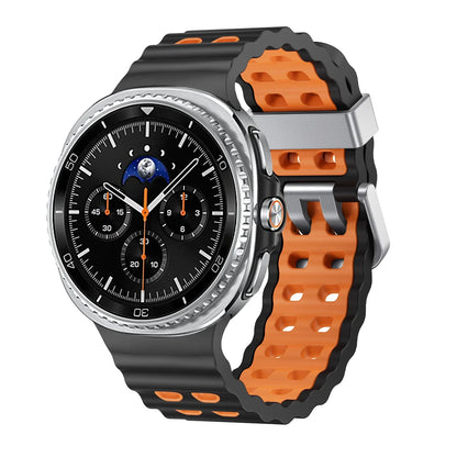 Samsung Galaxy Watch8, 8 Classic & 9 Two-Tone Vented Silicone Band