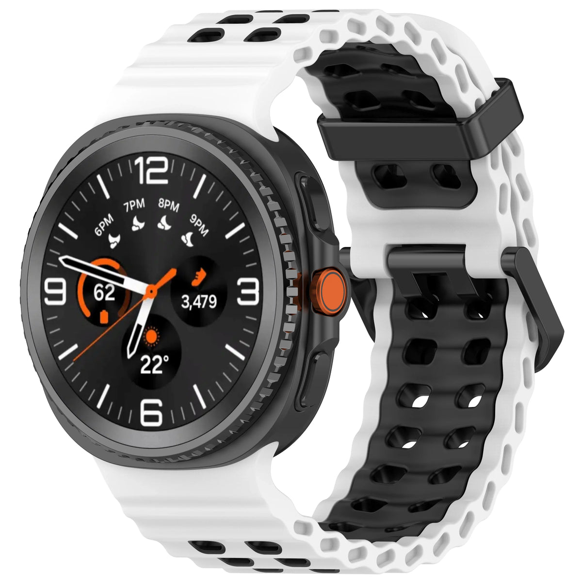 Samsung Galaxy Watch8, 8 Classic & 9 Two-Tone Vented Silicone Band