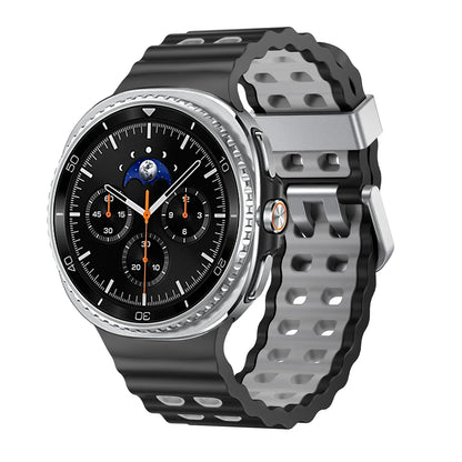 Samsung Galaxy Watch8, 8 Classic & 9 Two-Tone Vented Silicone Band