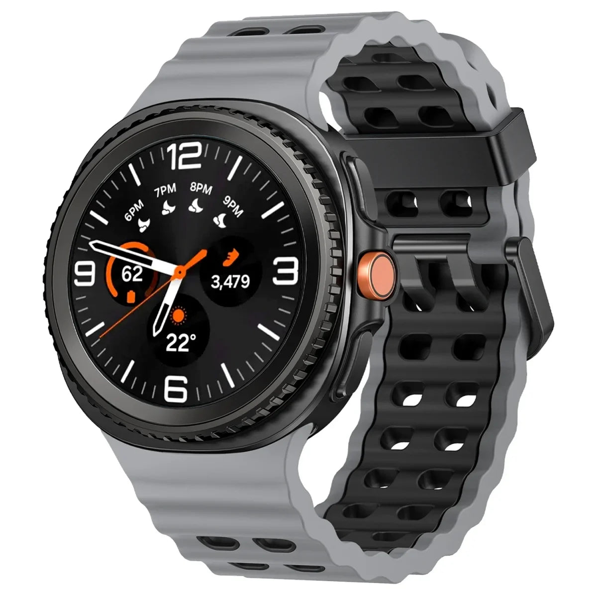 Samsung Galaxy Watch8, 8 Classic & 9 Two-Tone Vented Silicone Band