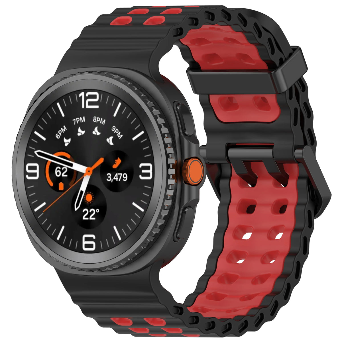 Samsung Galaxy Watch8, 8 Classic & 9 Two-Tone Vented Silicone Band