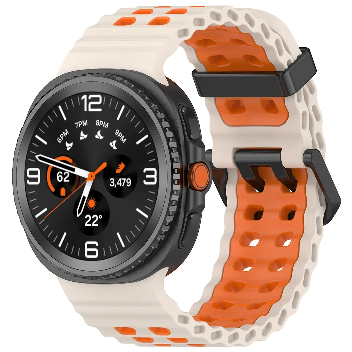 Samsung Galaxy Watch8, 8 Classic & 9 Two-Tone Vented Silicone Band
