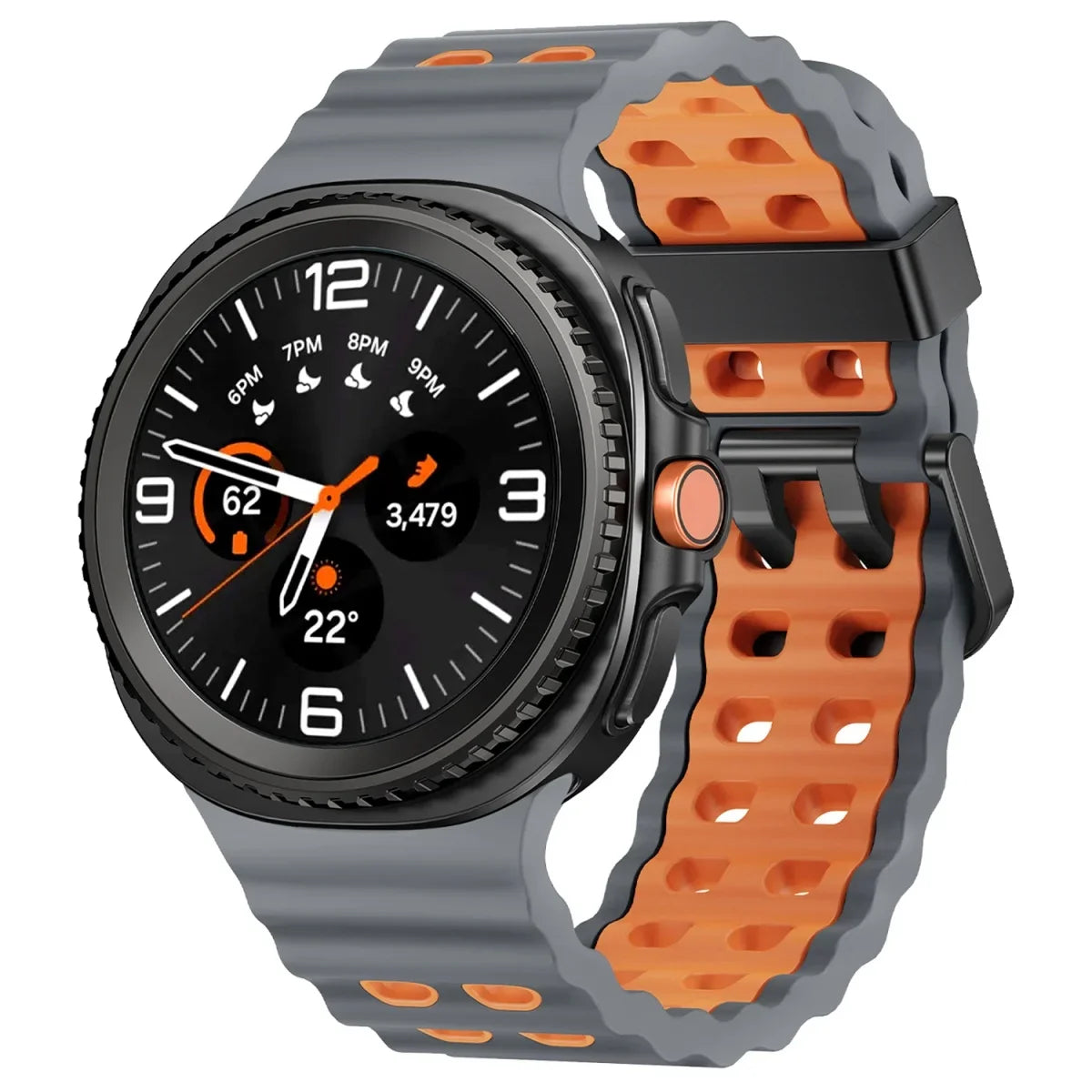 Samsung Galaxy Watch8, 8 Classic & 9 Two-Tone Vented Silicone Band
