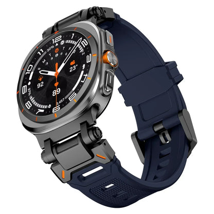 Samsung Galaxy Watch8, 8 Classic & 9 Rubber Band with Metal Hardware