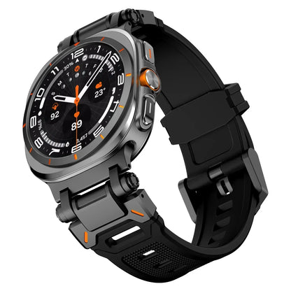 Samsung Galaxy Watch8, 8 Classic & 9 Rubber Band with Metal Hardware