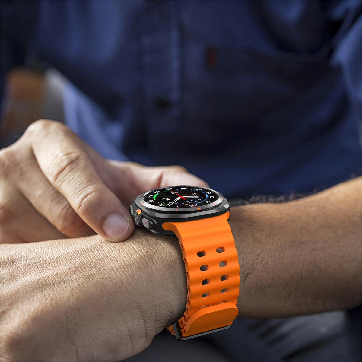 Samsung Galaxy Watch8, 8 Classic & 9 Perforated Silicone Sport Band