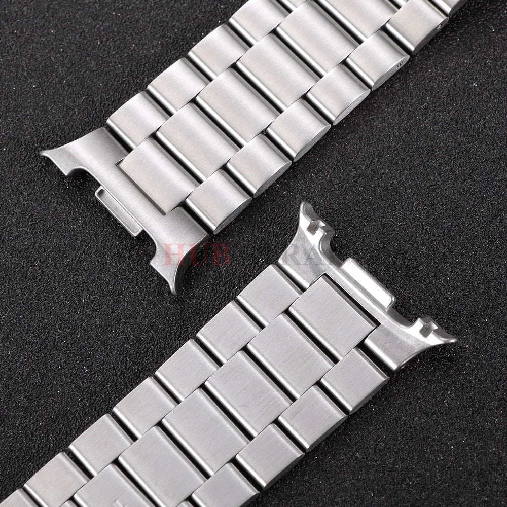 Samsung Galaxy Watch8, 8 Classic & 9 Brushed Three-Link Steel Band