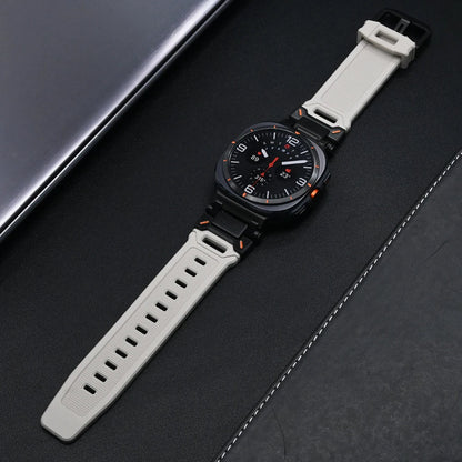 Samsung Galaxy Watch8, 8 Classic & 9 Rubber Band with Metal Hardware
