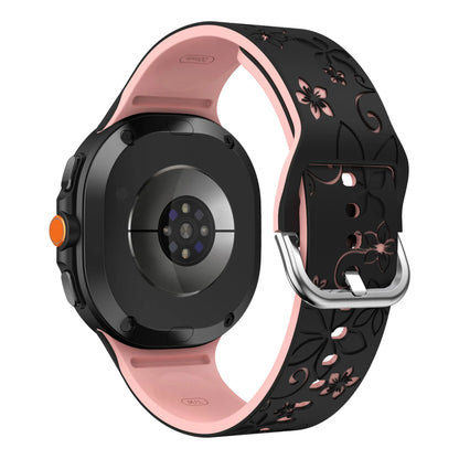 Samsung Galaxy Watch 7, 6, 5, 4 & FE 20mm Floral Silicone Band