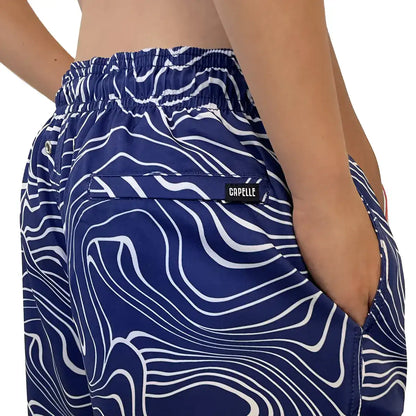 Sand Waves, Harbor and Surf Boys Hybrid Short, Swim and Play Trunk