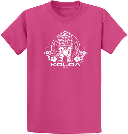 Koloa Tiki Flowers Youth T-Shirt