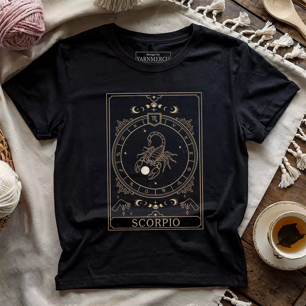 Scorpio Yarn Tarot T-shirt