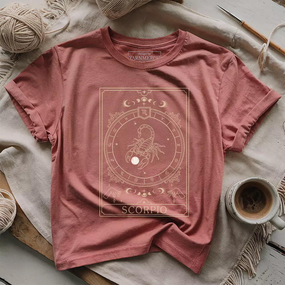 Scorpio Yarn Tarot T-shirt