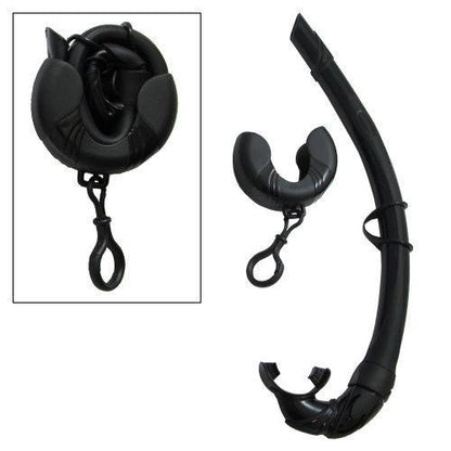 Black Free Dive Low Volume Silicone Mask & Nautilus Snorkel Set