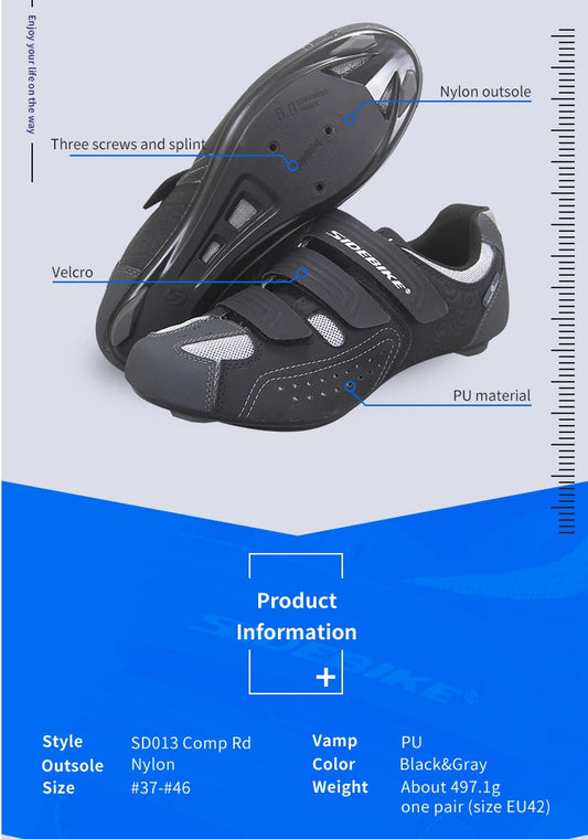 SD013 Sports MTN shoes - Black-Gray