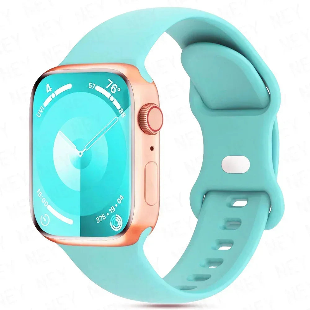 Silicone Apple Watch Band Series 11/10/9/8/7/6/5/4/ SE / Ultra 1/2/3