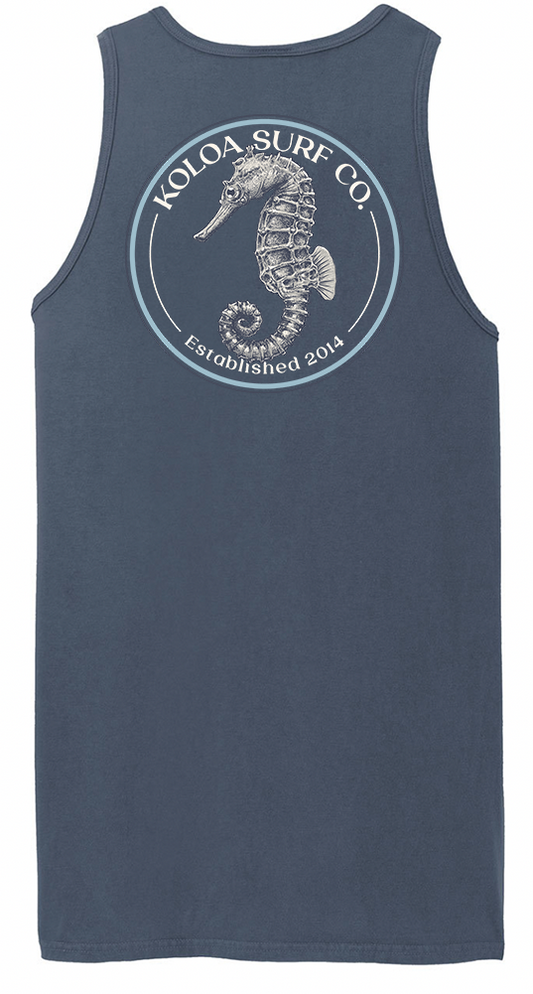 Koloa Seahorse Pigment-Dyed Tank Top