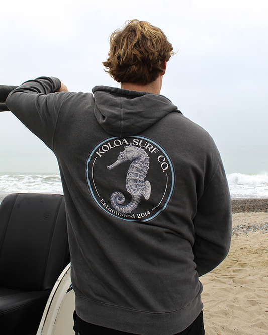 Koloa Seahorse Pigment-Dyed Hoodie